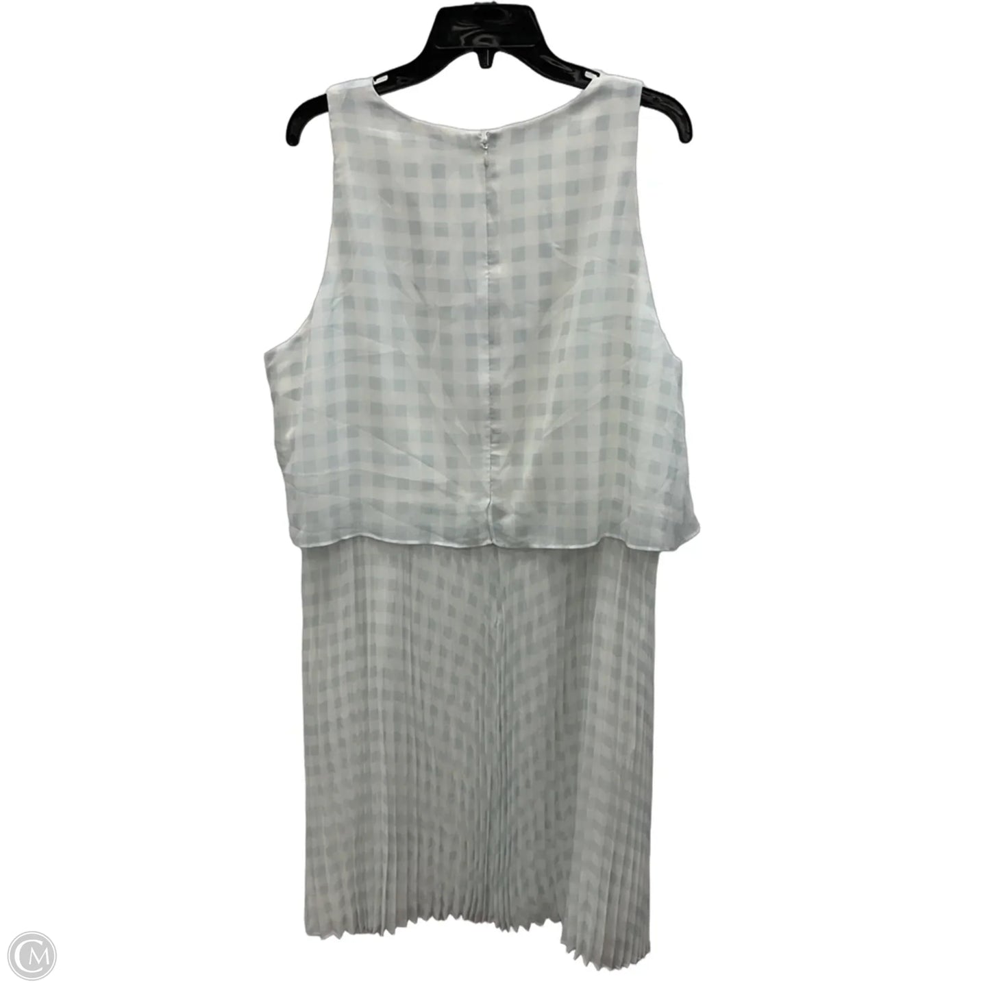Dress Casual Maxi By Talbots In Checkered Pattern, Size: 18