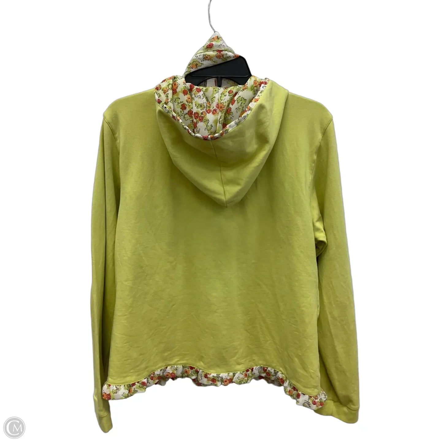 Jacket Denim By Coldwater Creek In Green, Size: Xl