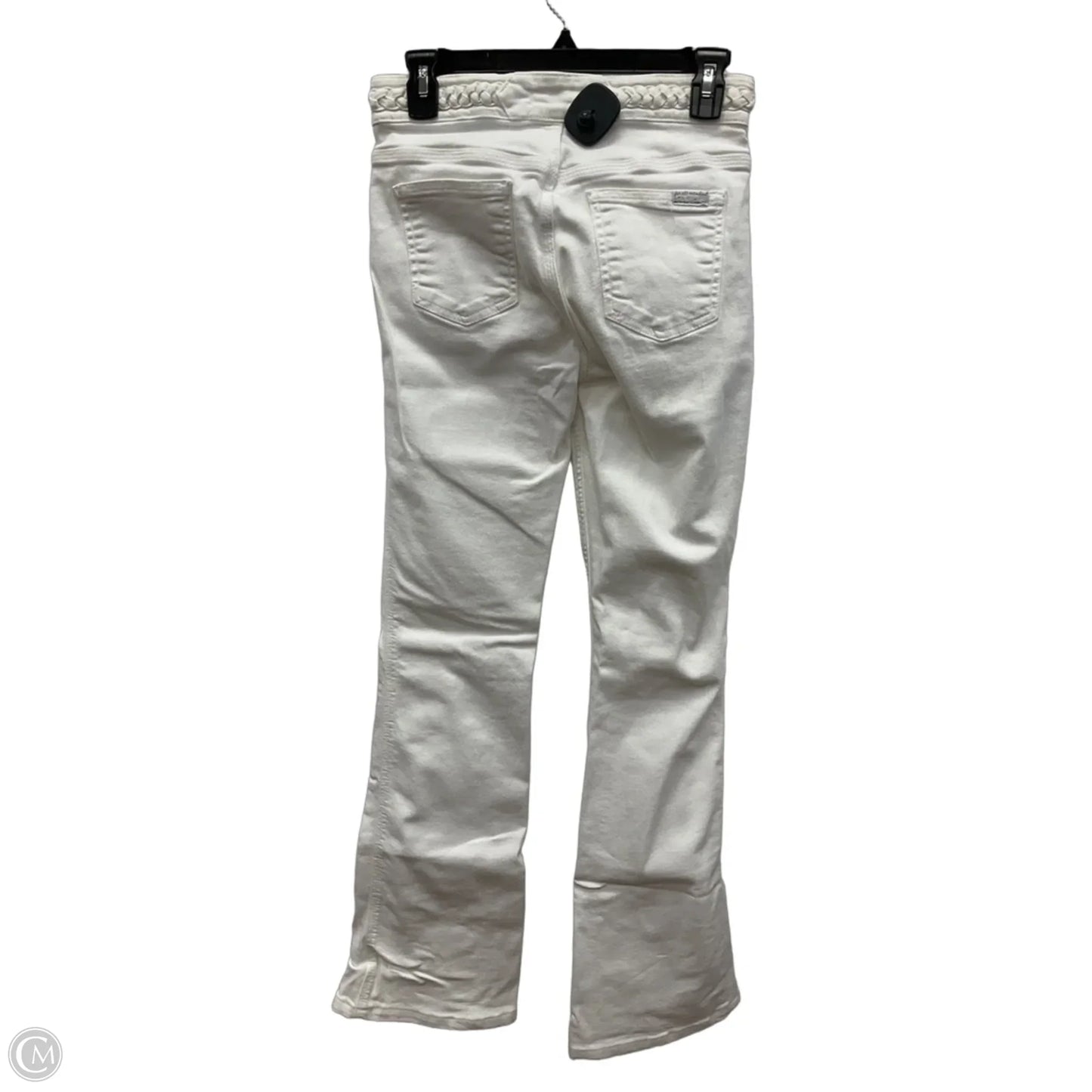 Jeans Flared By 7 For All Mankind In White Denim, Size: 4