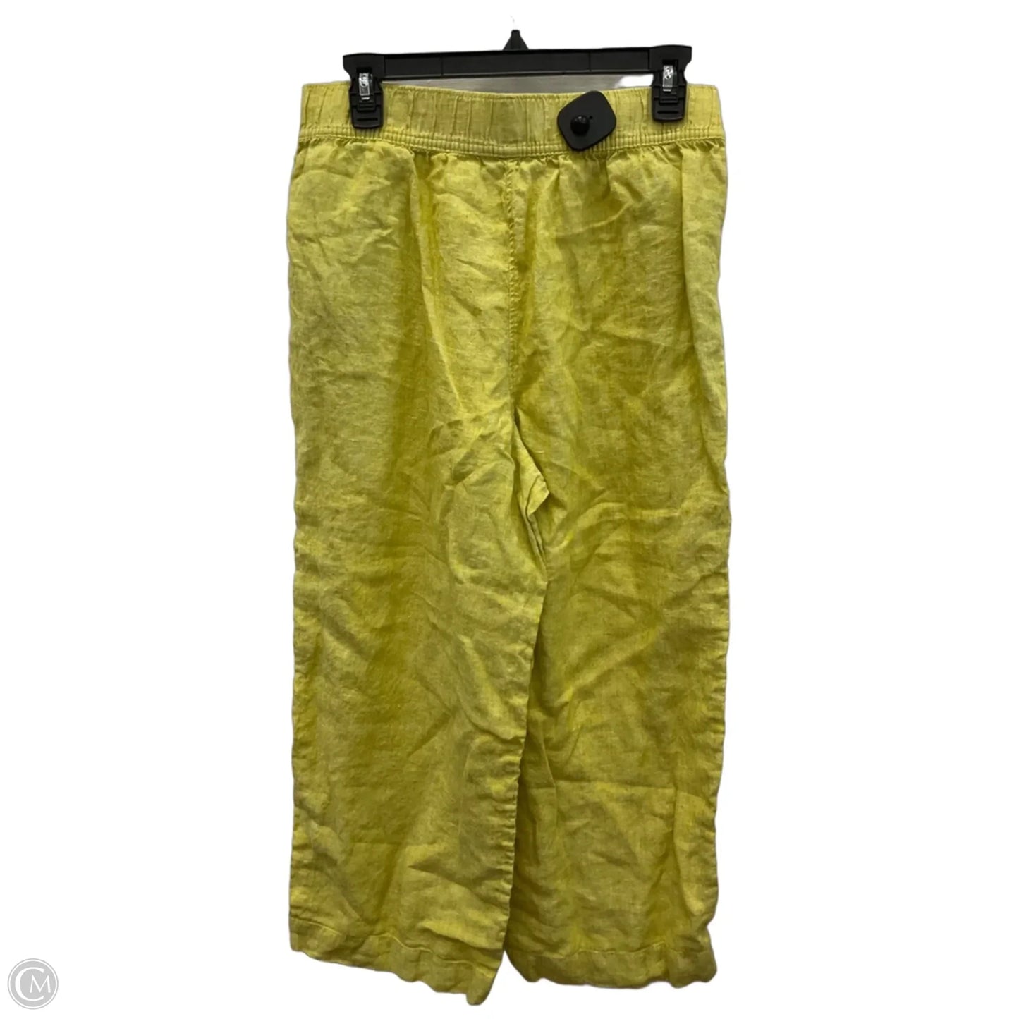 Pants Linen By Tahari In Green, Size: M