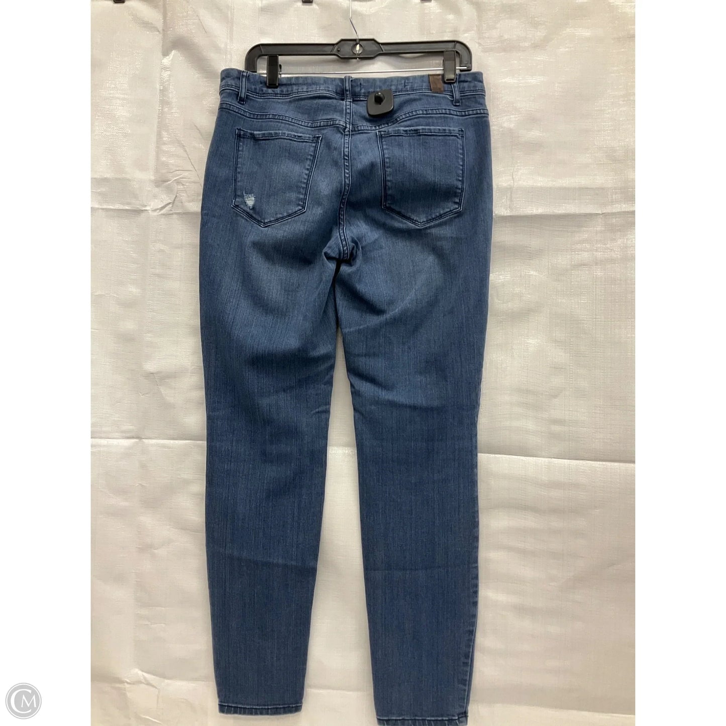 Jeans Skinny By Simply Vera In Blue Denim, Size: 10