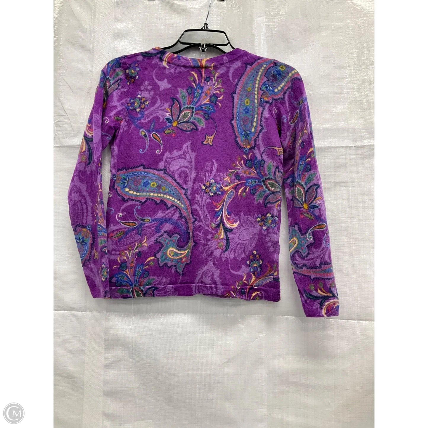 Top Long Sleeve By Talbots In Purple, Size: M