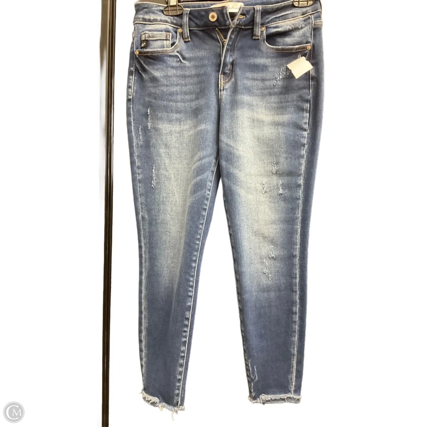 Jeans Skinny By Kancan In Blue Denim, Size: 4