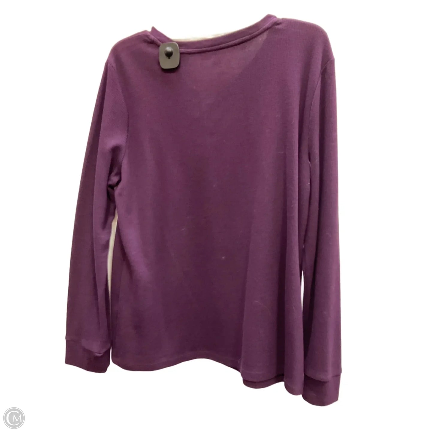 Top Long Sleeve By Tommy Hilfiger In Maroon, Size: Xl