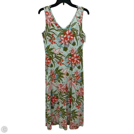 Dress Casual Maxi By Talbots In Floral Print, Size: Sp