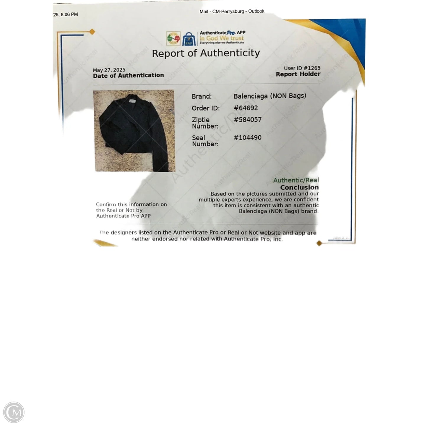 Blazer Luxury Designer By Balenciaga In Black, Size: S