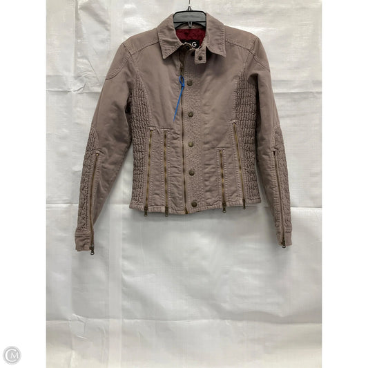 Jacket Luxury Designer By Dolce And Gabbana In Grey, Size: M
