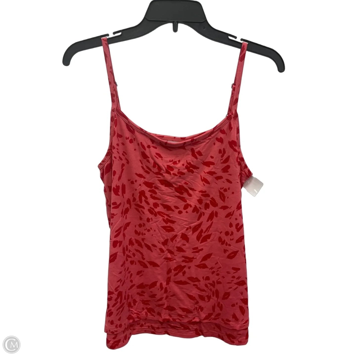 Top Sleeveless By Cabi In Pink & Red, Size: S