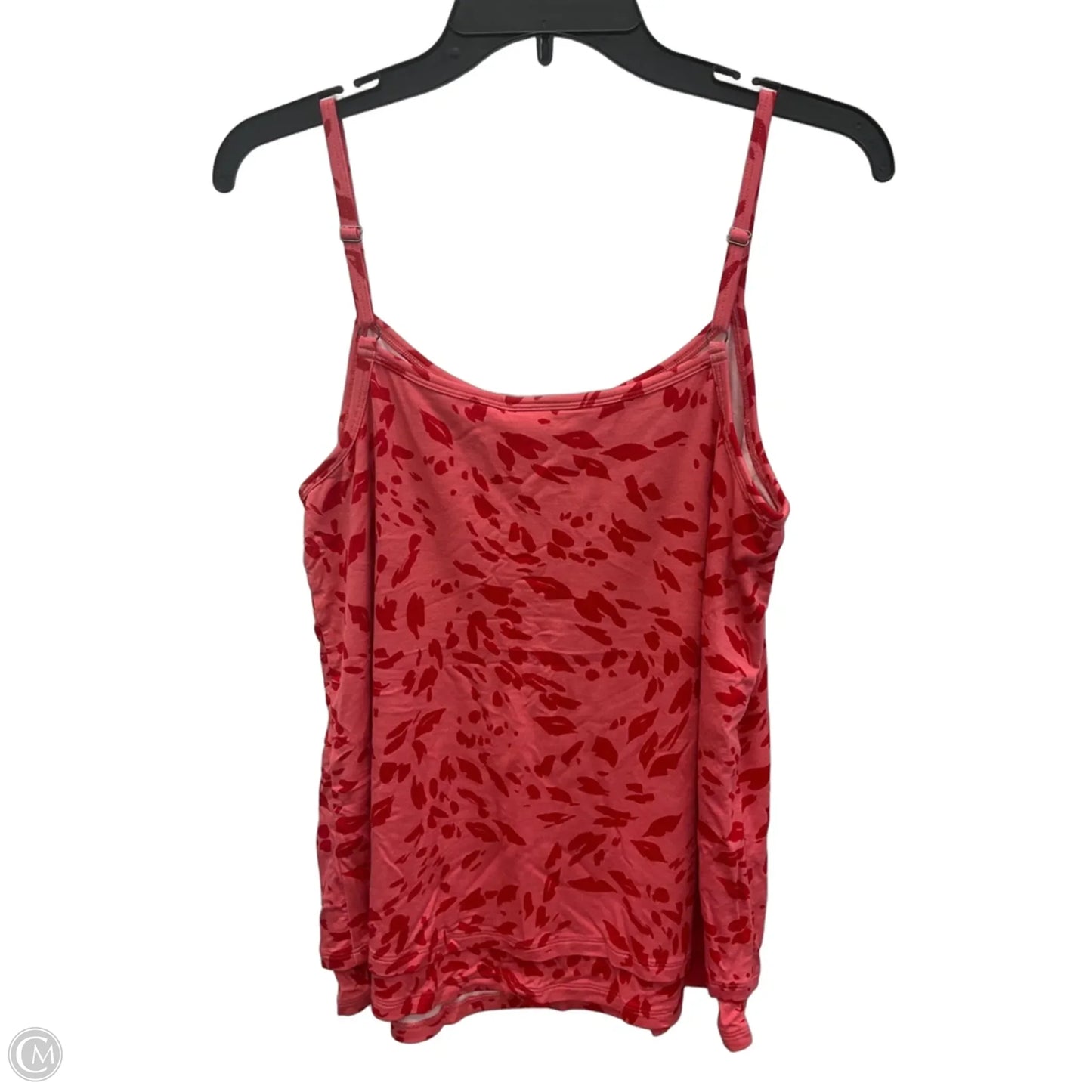 Top Sleeveless By Cabi In Pink & Red, Size: S