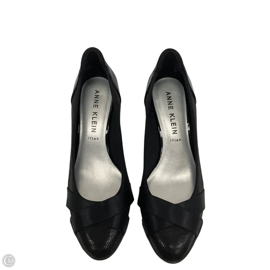 Shoes Heels Wedge By Anne Klein In Black, Size: 7.5