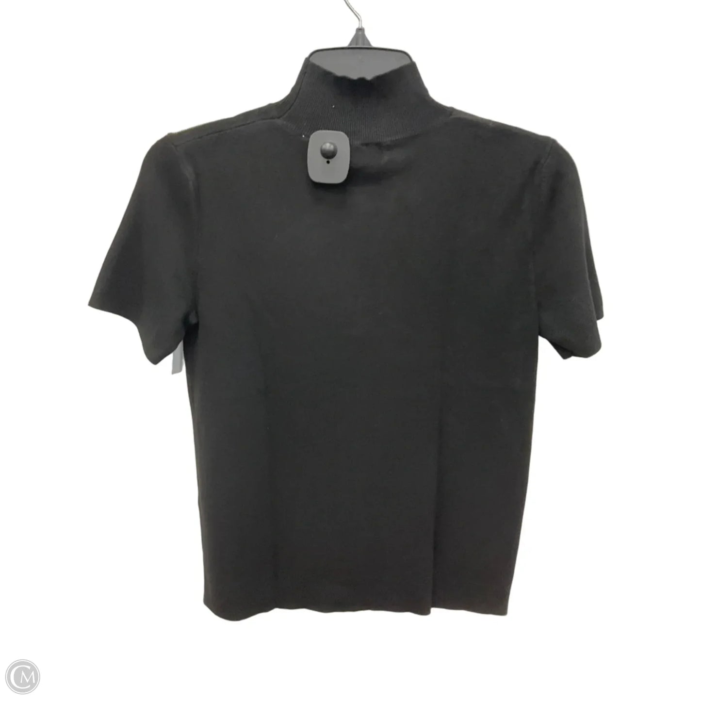 Top Short Sleeve Basic By Tahari In Black, Size: Xs