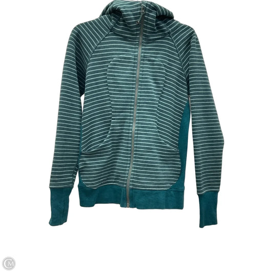 Athletic Jacket By Lululemon In Teal, Size: 6