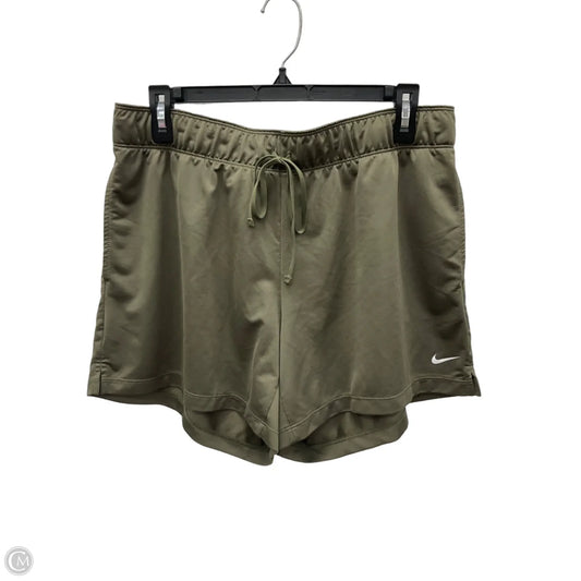 Athletic Shorts By Nike Apparel In Green, Size: L