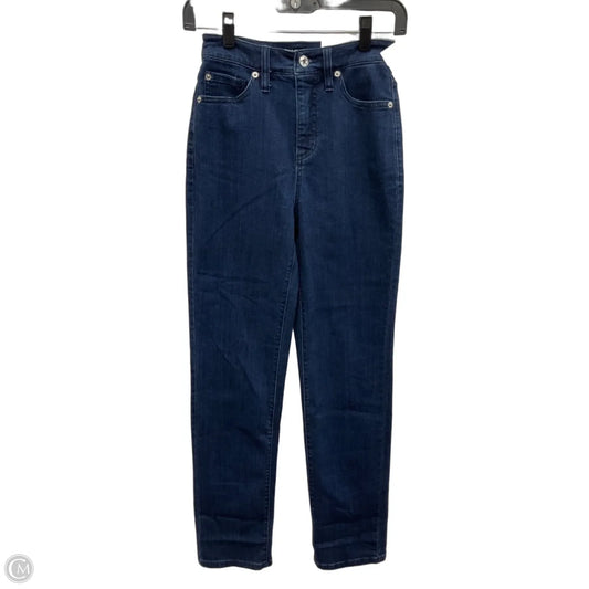 Jeans Straight By Inc In Blue Denim, Size: 0