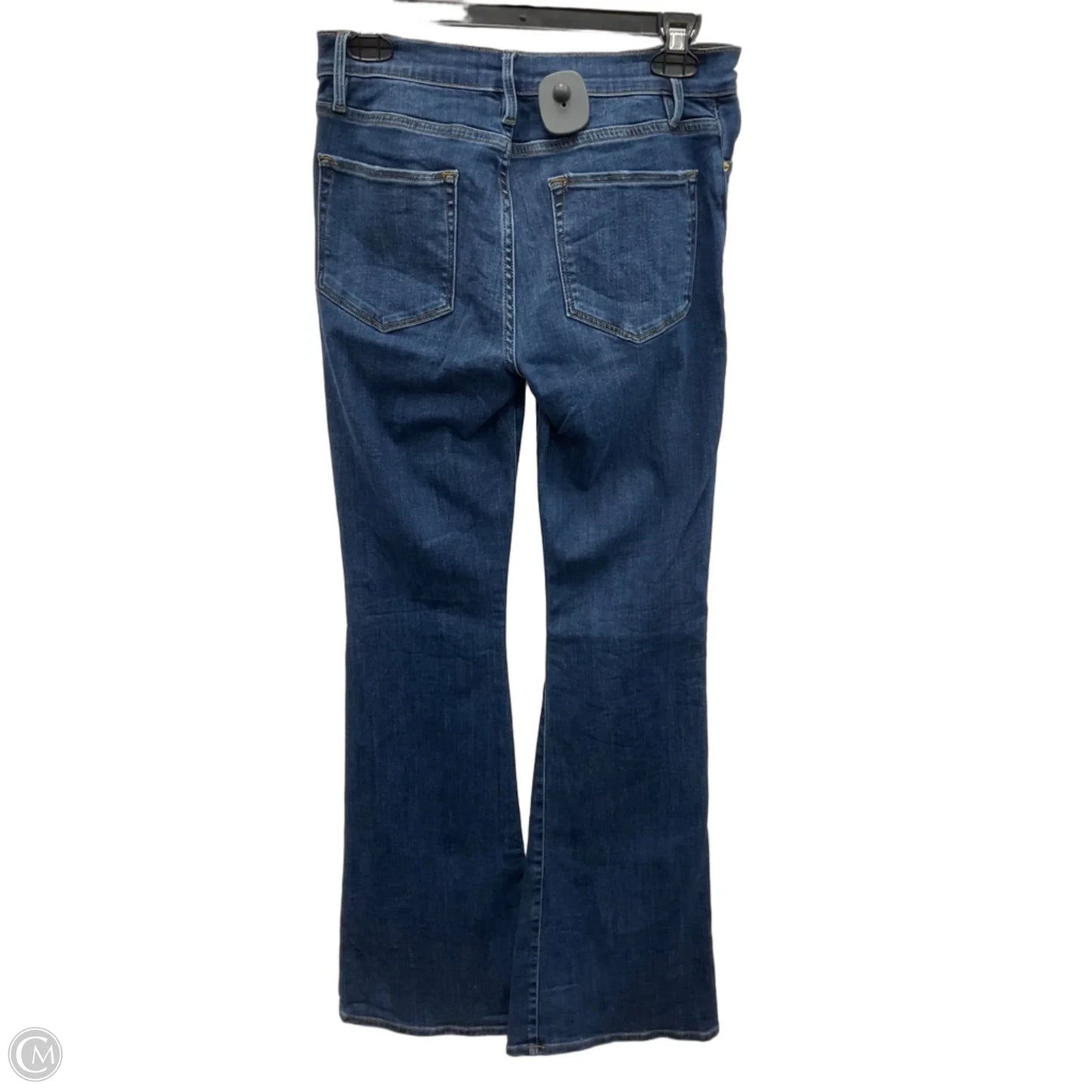 Jeans Flared By Frame In Blue Denim, Size: 4