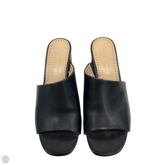 Shoes Heels Block By Adrienne Vittadini In Black & Tan, Size: 7
