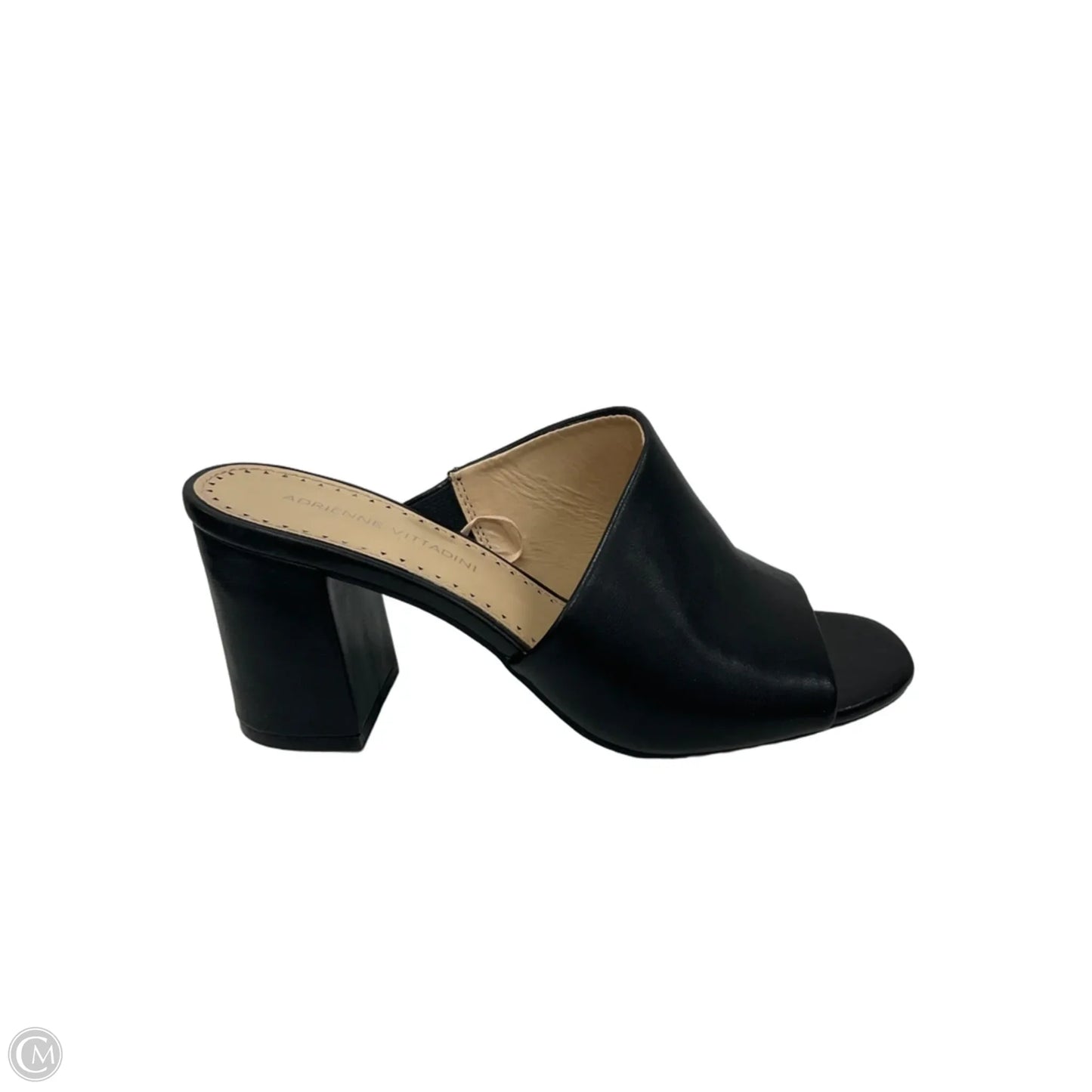 Shoes Heels Block By Adrienne Vittadini In Black & Tan, Size: 7