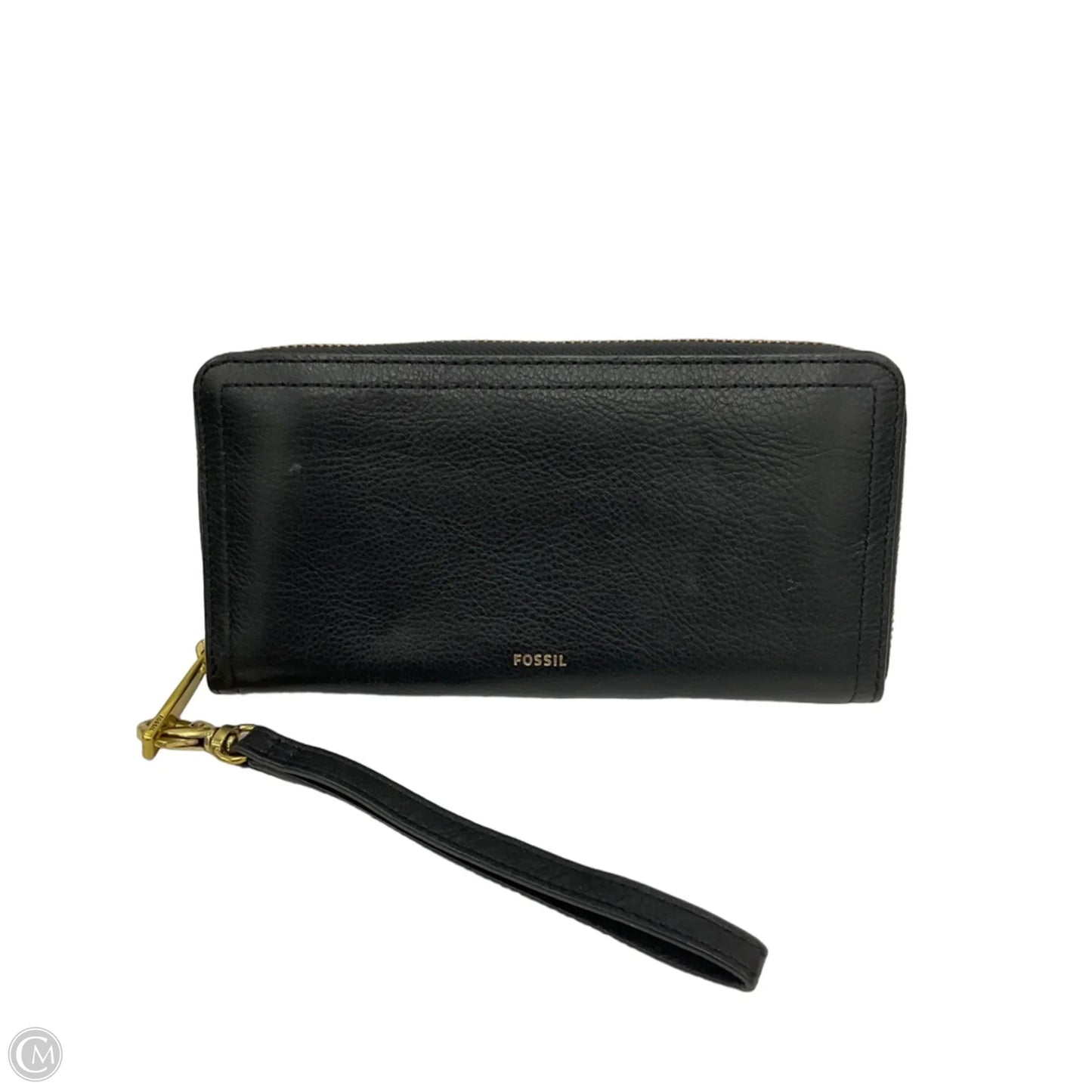 Wristlet Leather By Fossil, Size: Medium