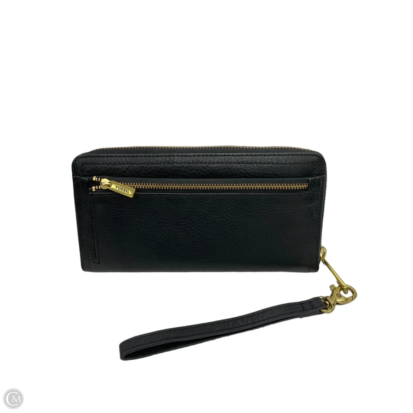 Wristlet Leather By Fossil, Size: Medium