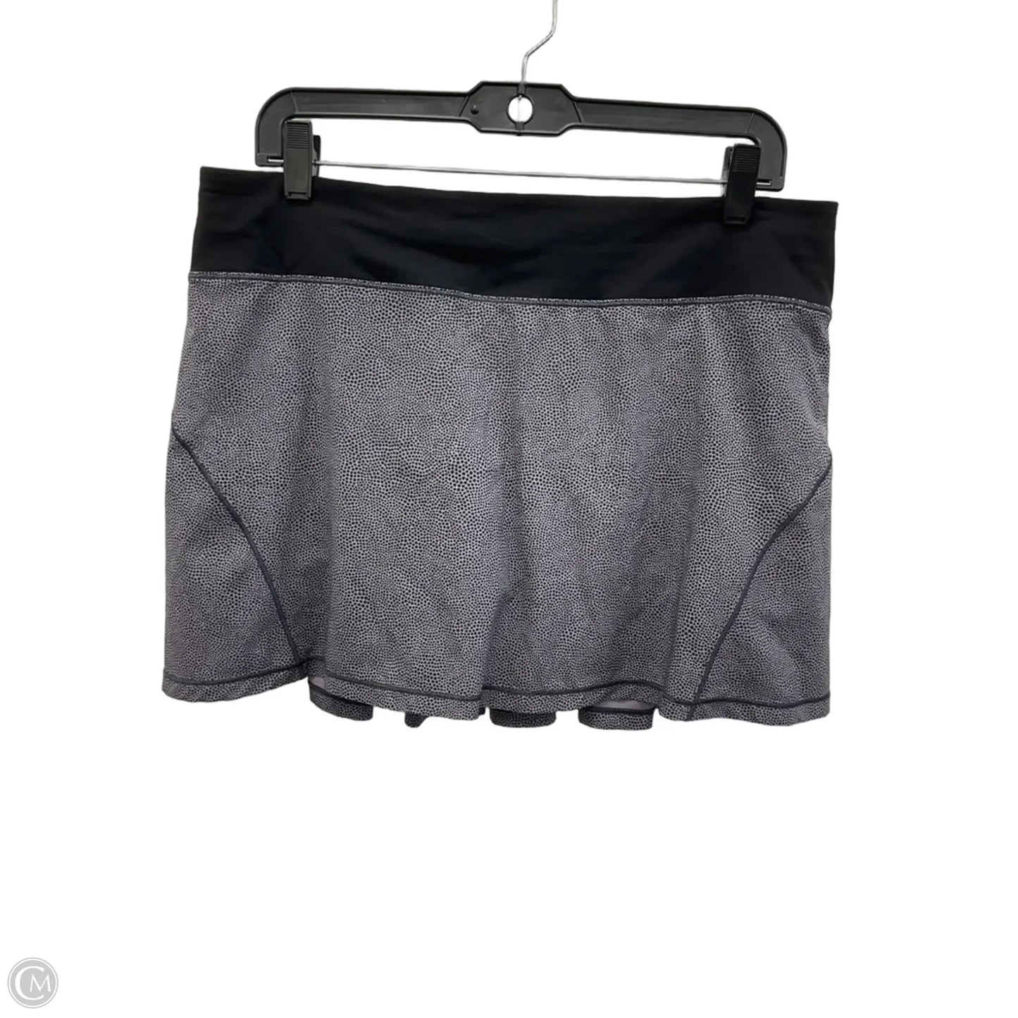 Athletic Skort By Lululemon In Black & Purple, Size: 10