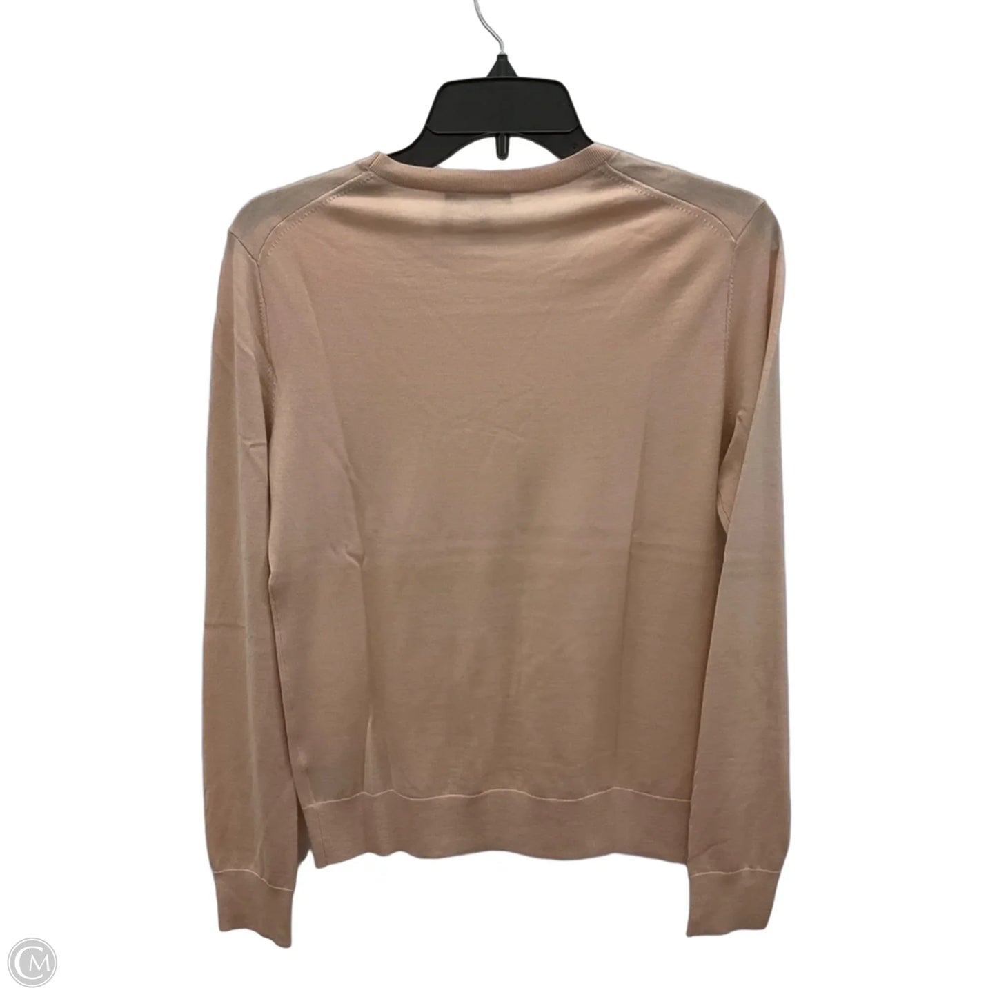 Top Long Sleeve By Theory In Pink, Size: M