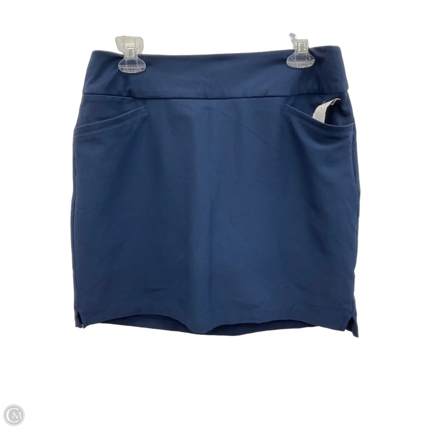 Athletic Skort By Adidas In Blue, Size: L