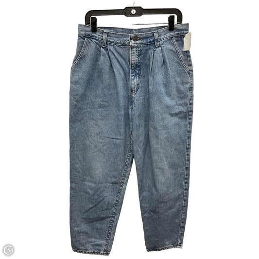 Jeans Wide Leg By Lee In Blue Denim, Size: 14p