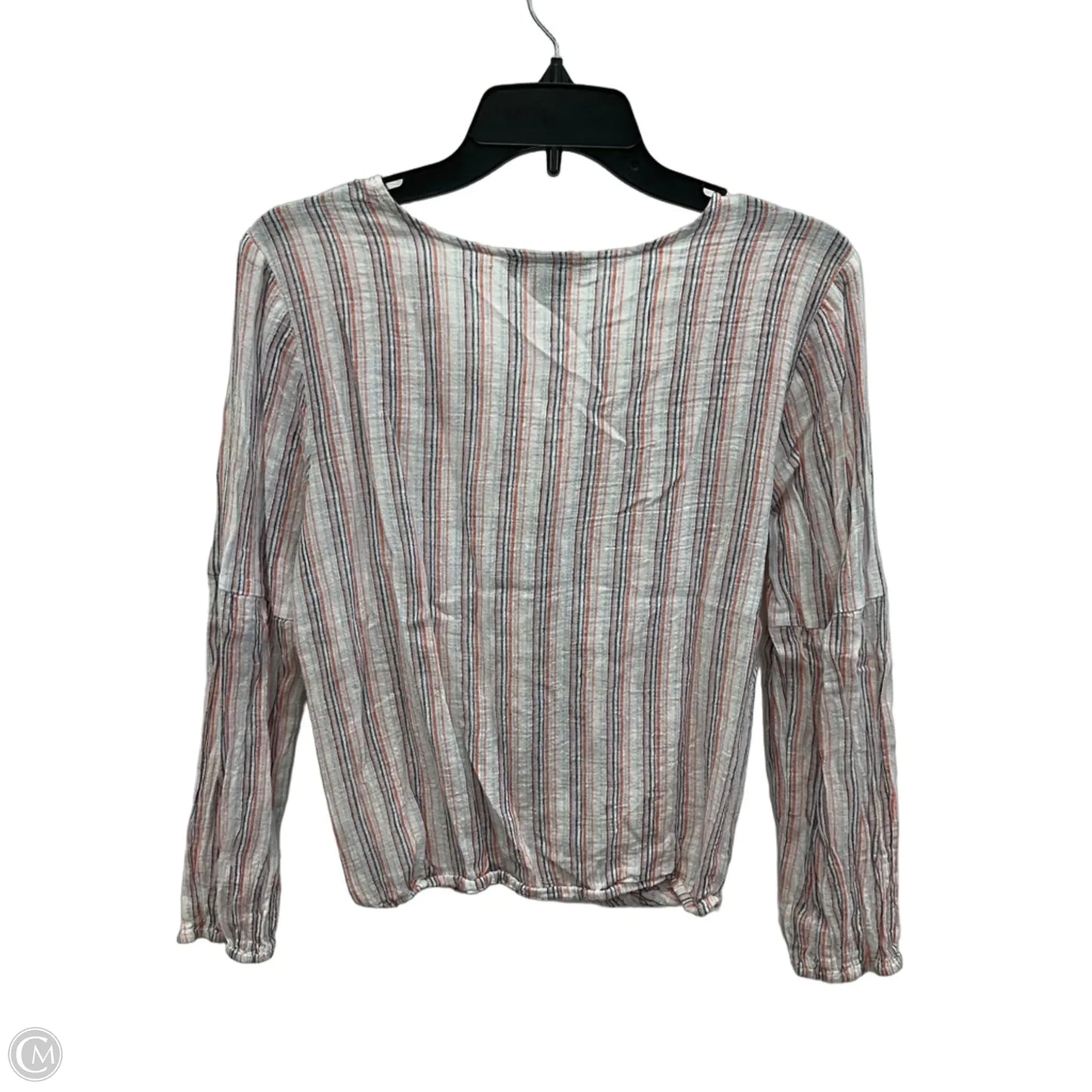 Top Long Sleeve By Sanctuary In Black & Pink, Size: S