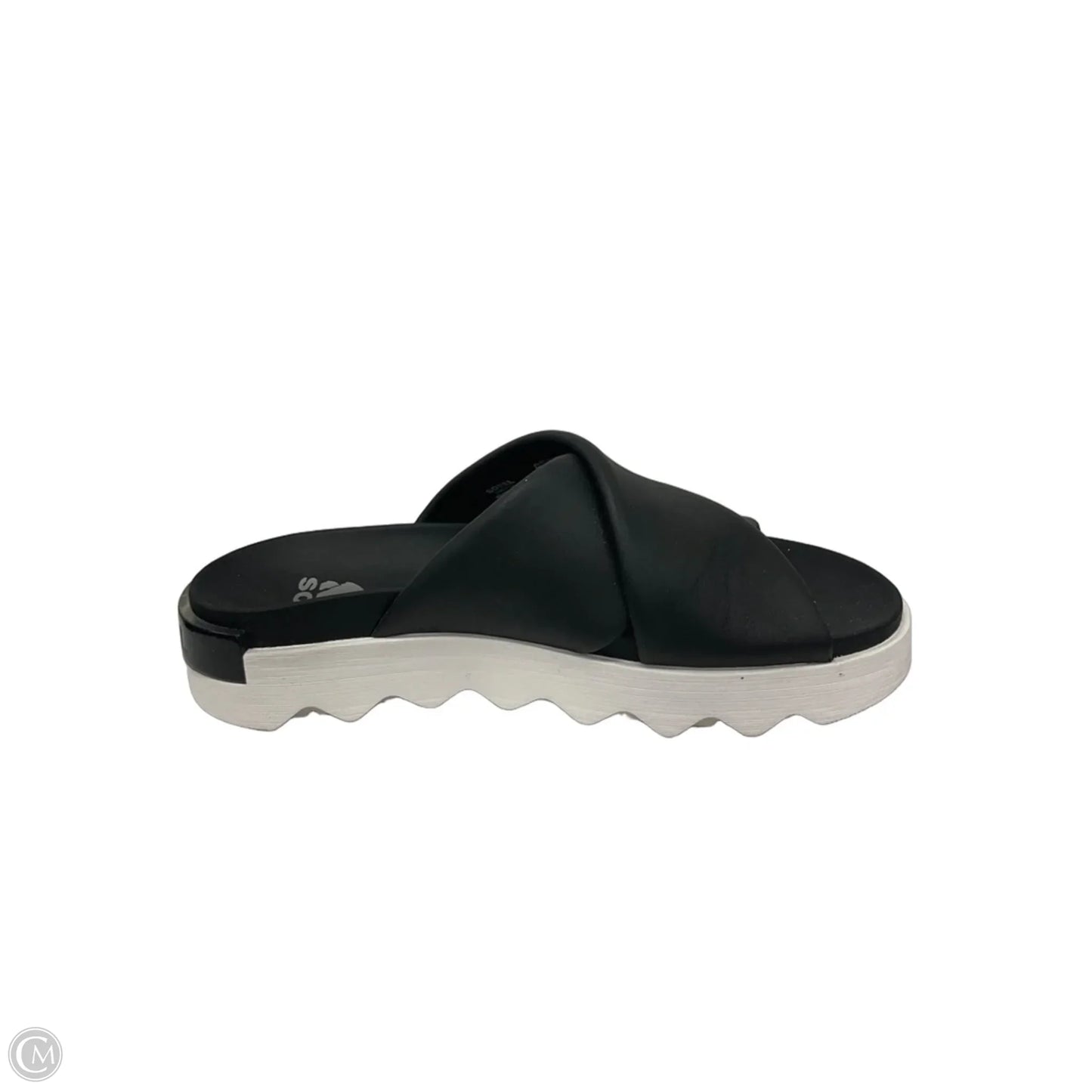Sandals Flats By Sorel In Black & White, Size: 6.5