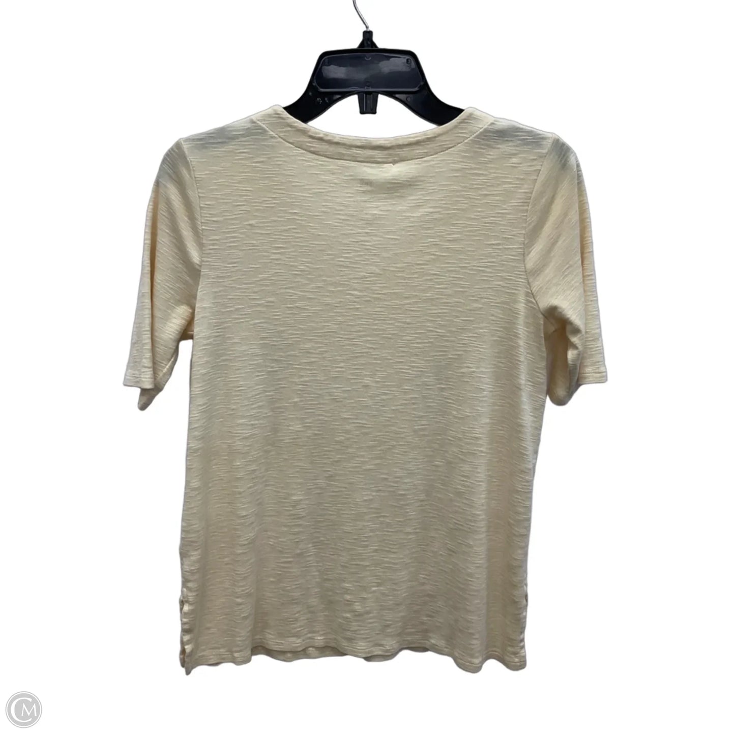 Top Short Sleeve By J. Jill In Yellow, Size: Xs