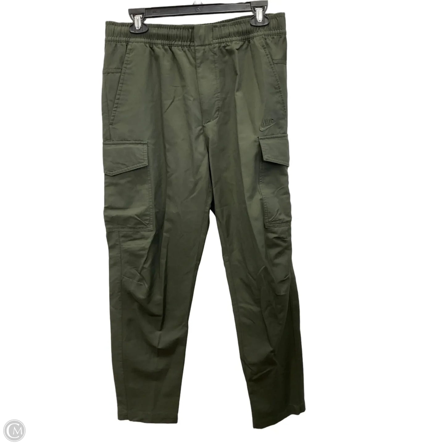 Athletic Pants By Nike Apparel In Green, Size: M