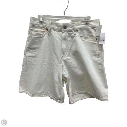 Shorts By Gap In White Denim, Size: 10p