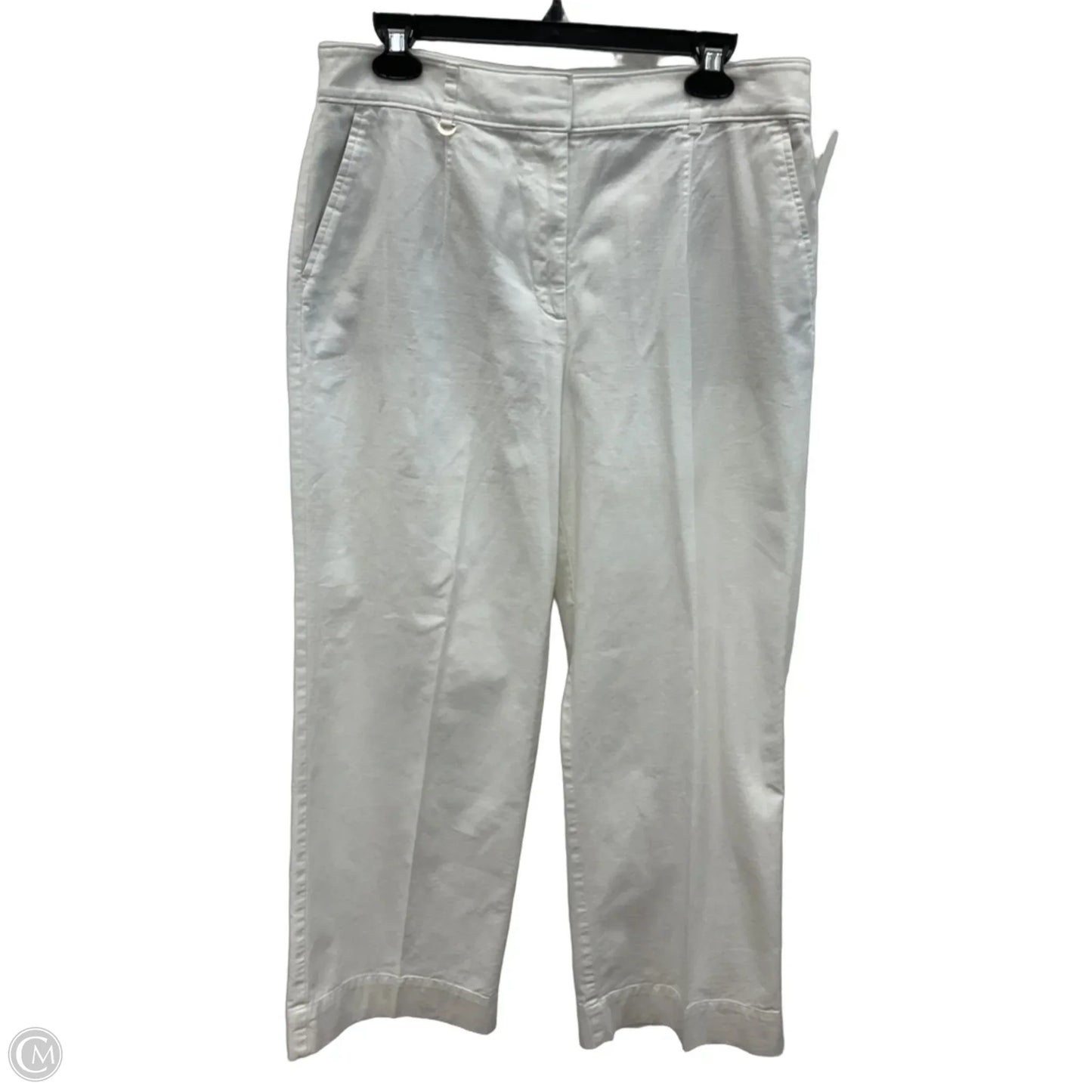 Jeans Wide Leg By Loft In White, Size: 12p