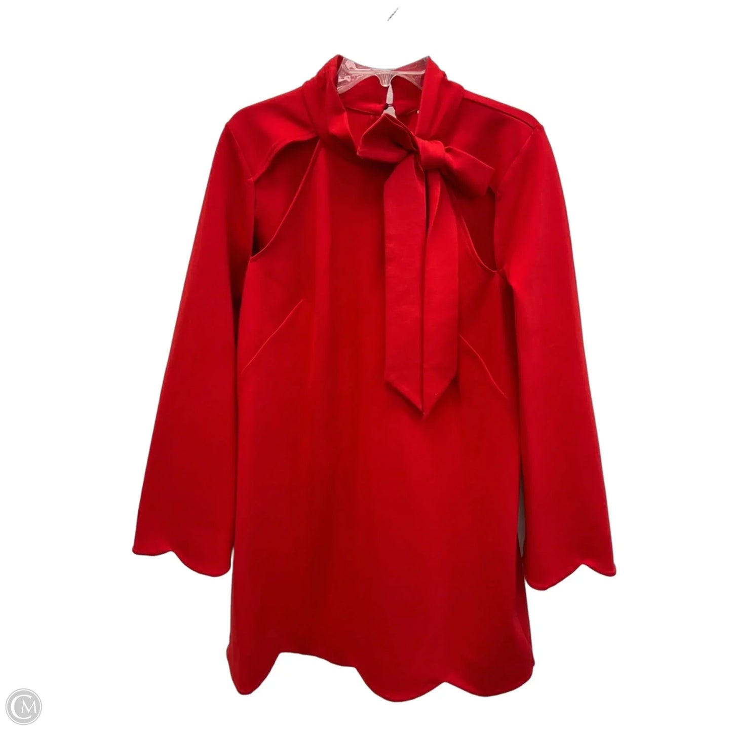 Dress Party Midi By Maeve In Red, Size: L