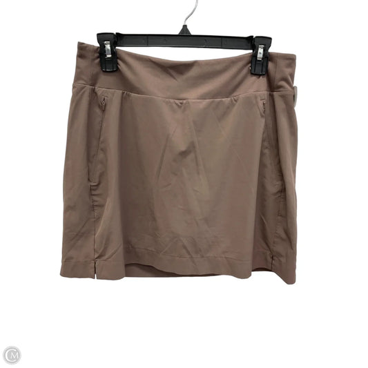 Athletic Skort By Athleta In Brown, Size: M