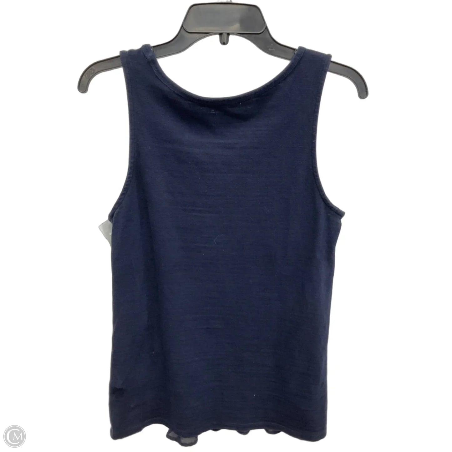 Top Sleeveless By Loft In Navy, Size: S