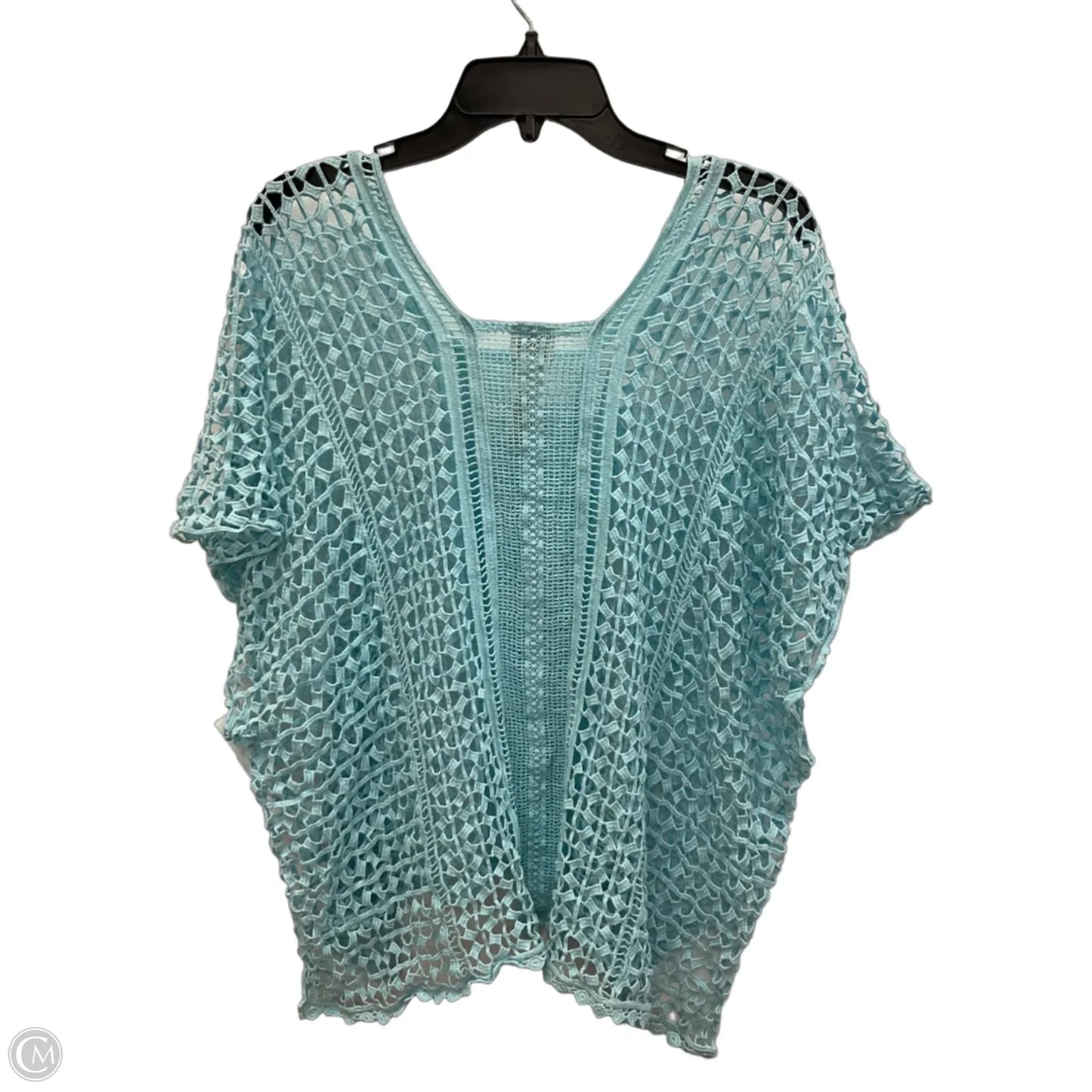 Top Short Sleeve By Chicos In Blue, Size: Xl