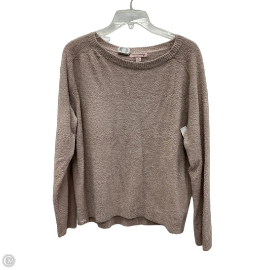 Top Long Sleeve By Barefoot Dreams In Pink, Size: M