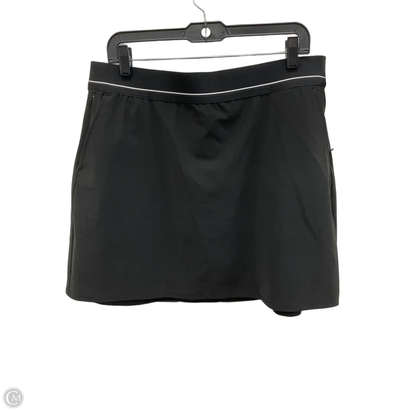 Athletic Skort By Soybu In Black & White, Size: L