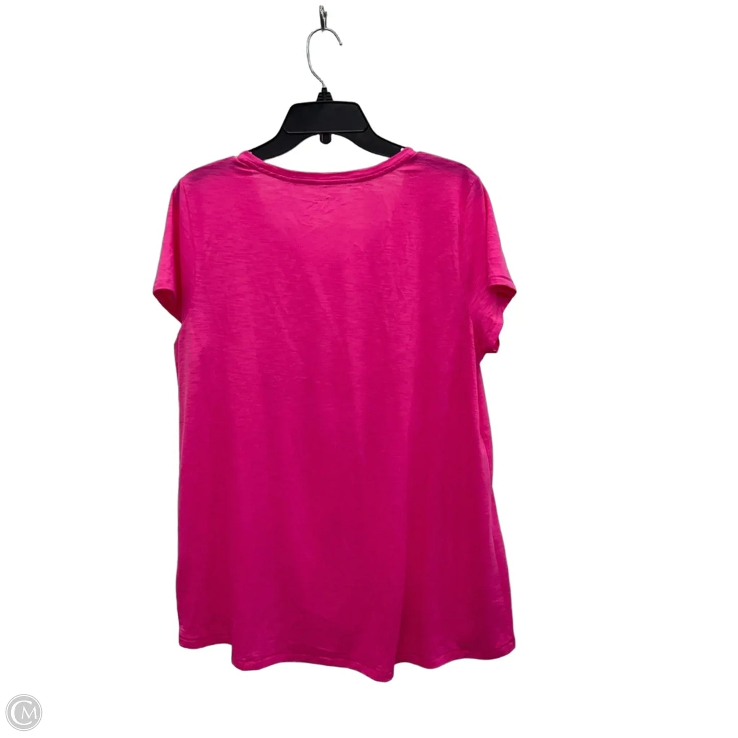 Top Short Sleeve Designer By Lilly Pulitzer In Pink, Size: Xl