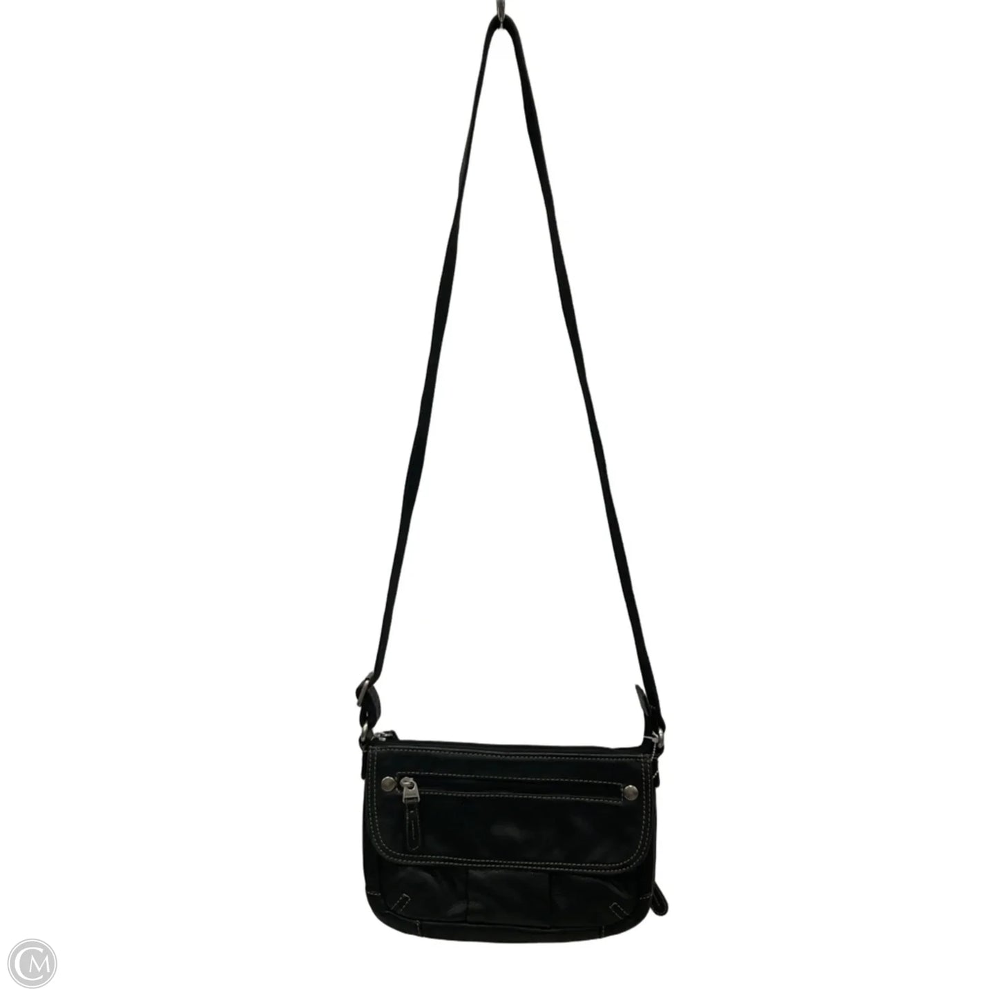 Crossbody Leather By Fossil, Size: Small