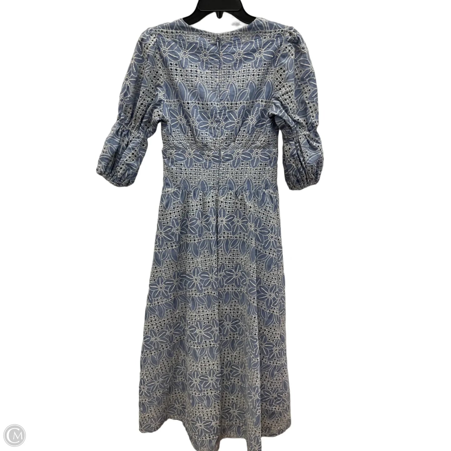 Dress Casual Maxi By Petal & Pup In Blue & White, Size: S