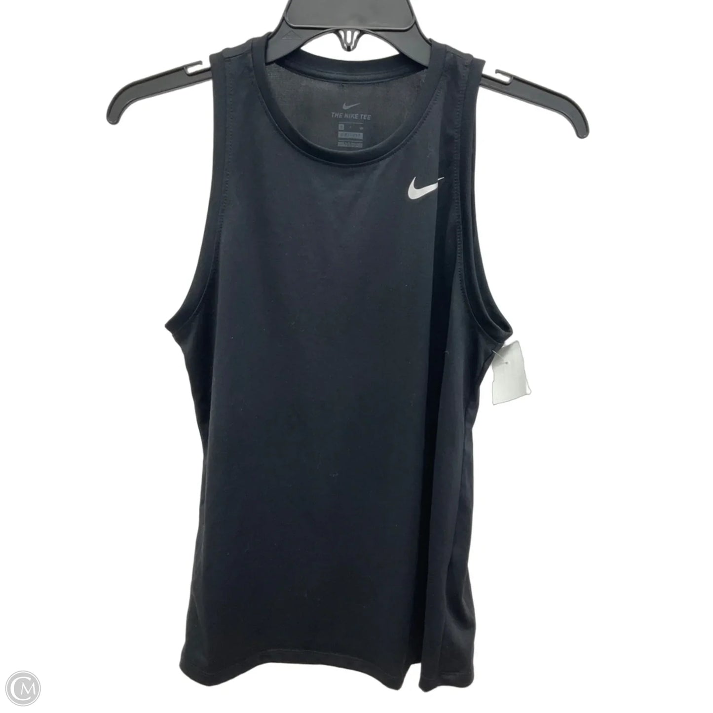 Athletic Tank Top By Nike In Black, Size: S