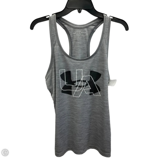 Athletic Tank Top By Under Armour In Grey, Size: M
