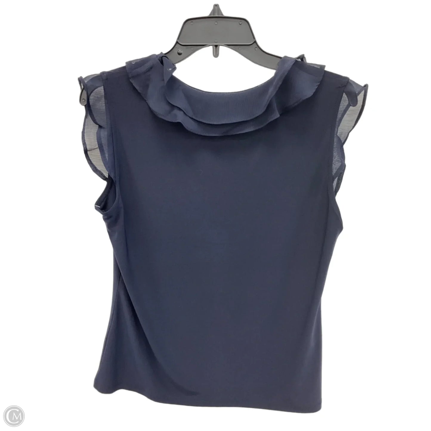 Top Short Sleeve By Tommy Hilfiger In Navy, Size: M