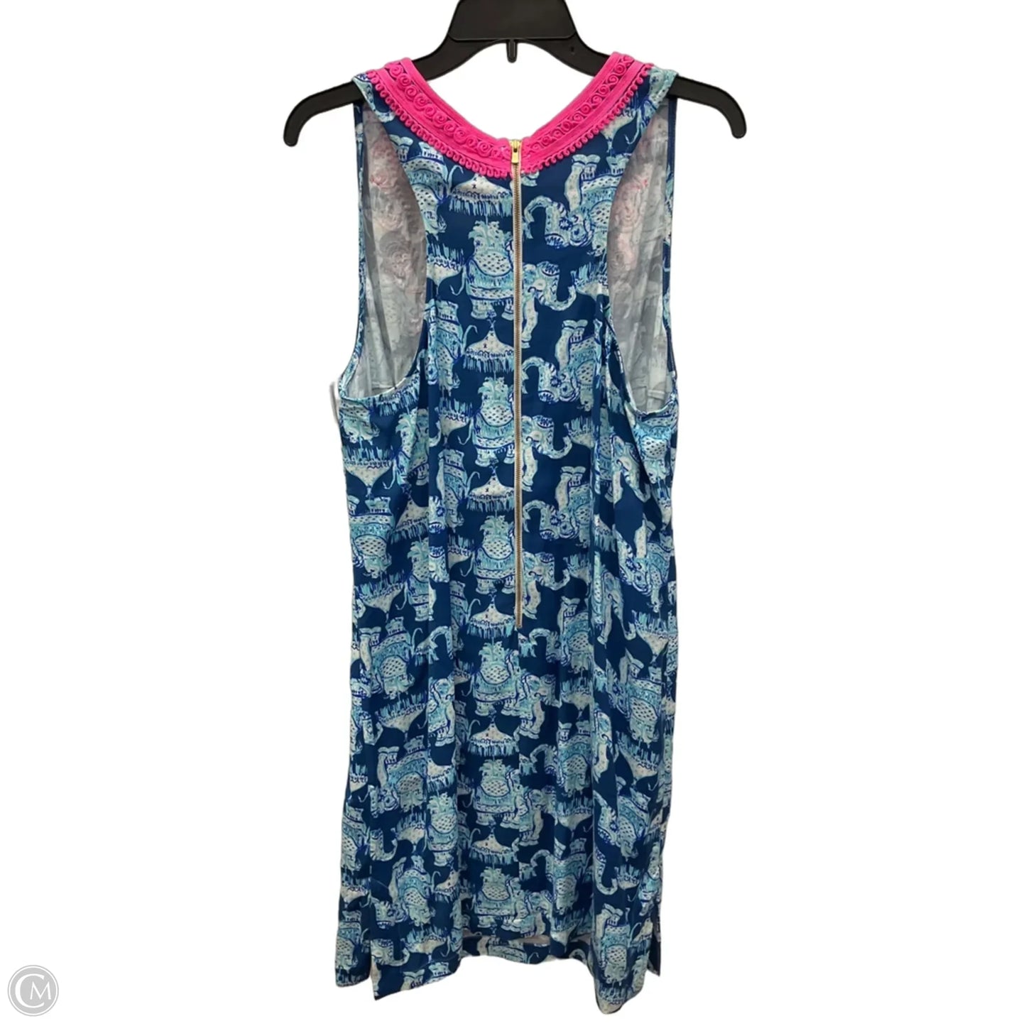 Dress Designer By Lilly Pulitzer In Blue & Pink, Size: Xl