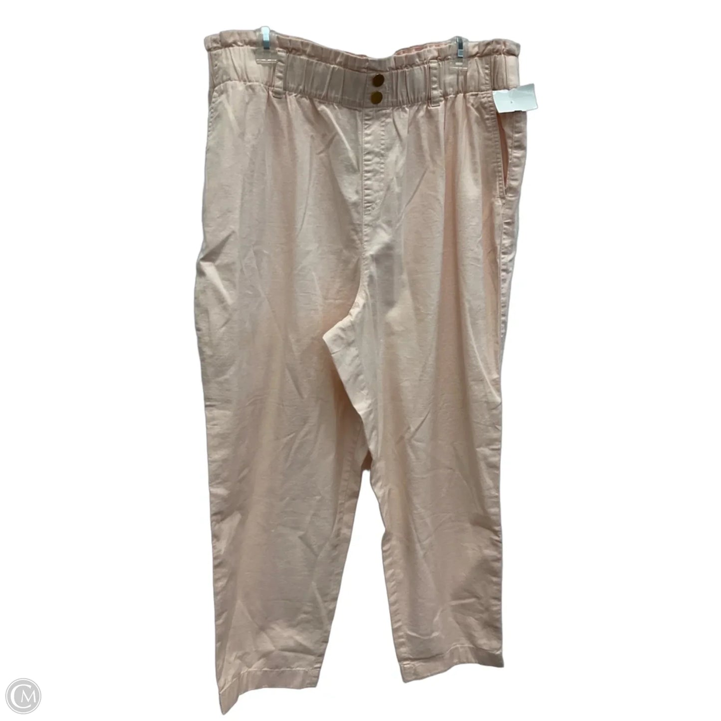 Pants Wide Leg By Loft In Pink, Size: Xl