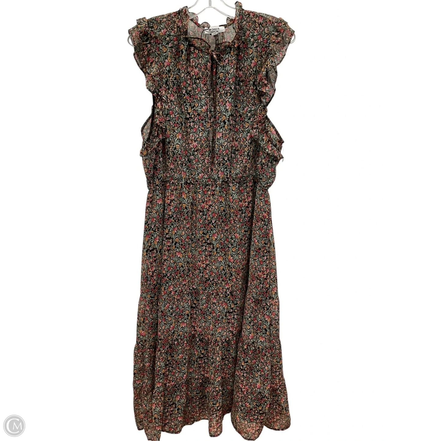 Dress Casual Maxi By Bb Dakota In Floral Print, Size: Xl