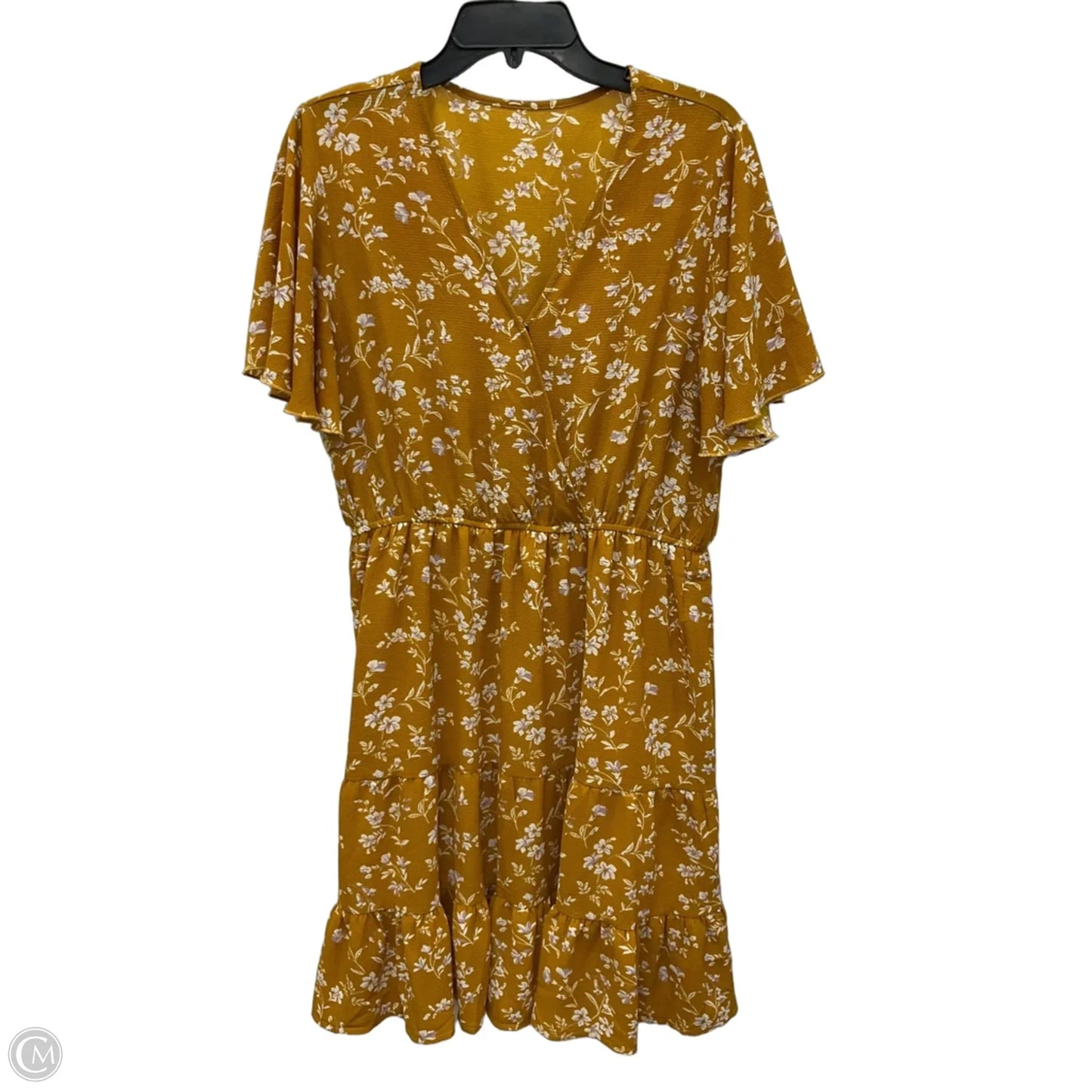 Dress Casual Short By Cmf In Yellow, Size: Xl