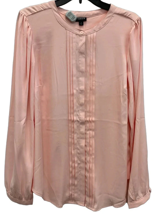 Top Long Sleeve By Torrid In Pink, Size: 1x